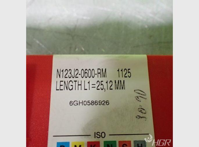 Sandvik 10 Sandvik N123j20600rm 1125 12 Solid Carbide Insert For Profiling 