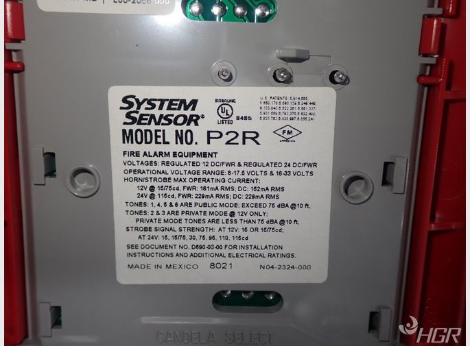 System Sensor Hornstrobe Signals