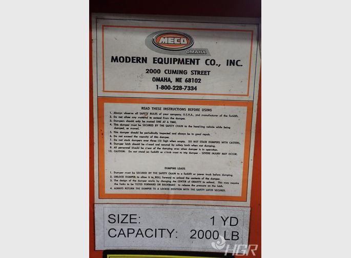 Meco Self Dumping Hopper