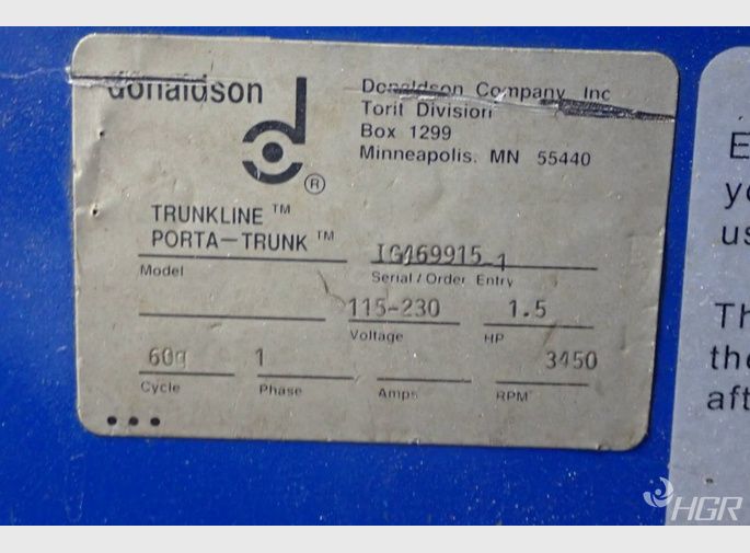Donaldson Torit Fume Extractor Dust Collector