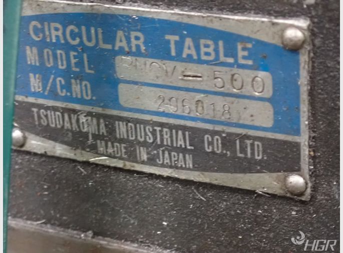 Tsudakoma Tsudakoma Rncv500 Rotary Table