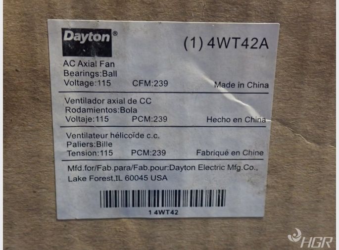 Dayton Ac Axial Fan