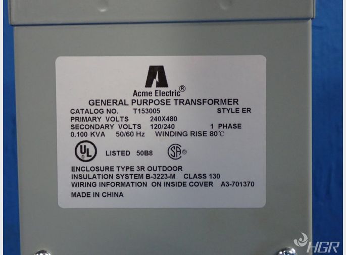 Acme Electric Transformer