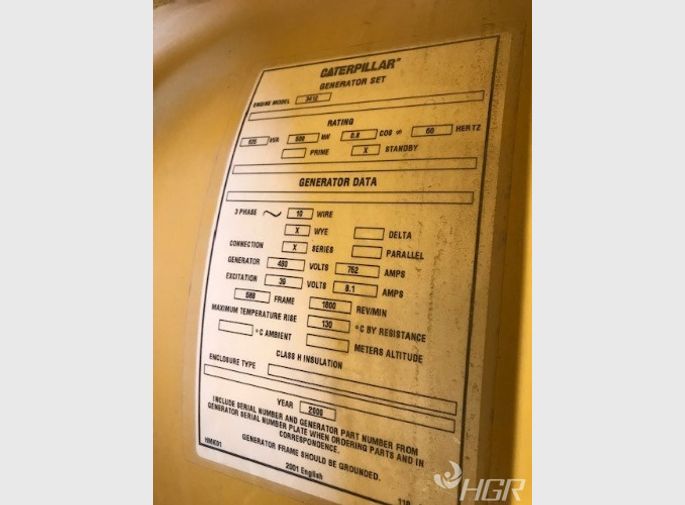 Caterpillar Caterpillar Sr4 3412 Diesel Generator