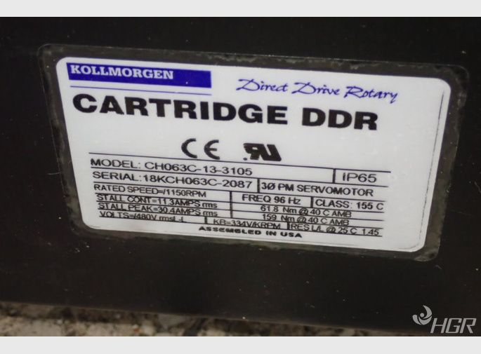 Kollmorgen Kollmorgen Ch063c133105 Cartridge Ddr Servo Motor