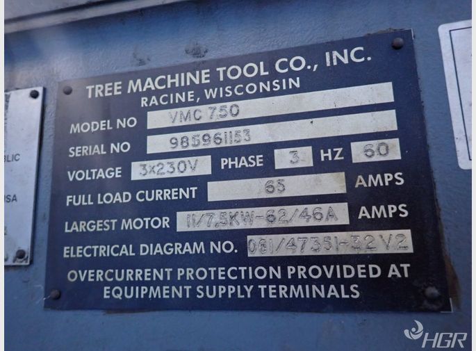 Tree Tree Vmc750 Cnc Vmc