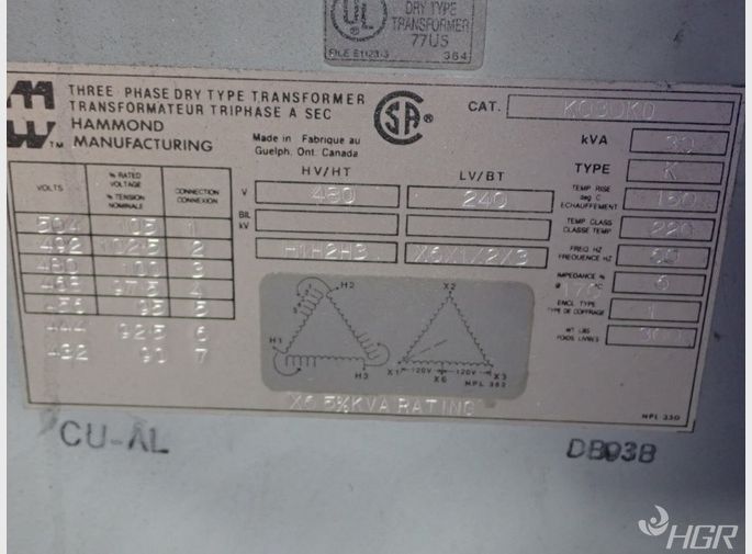 Hammond Transformer