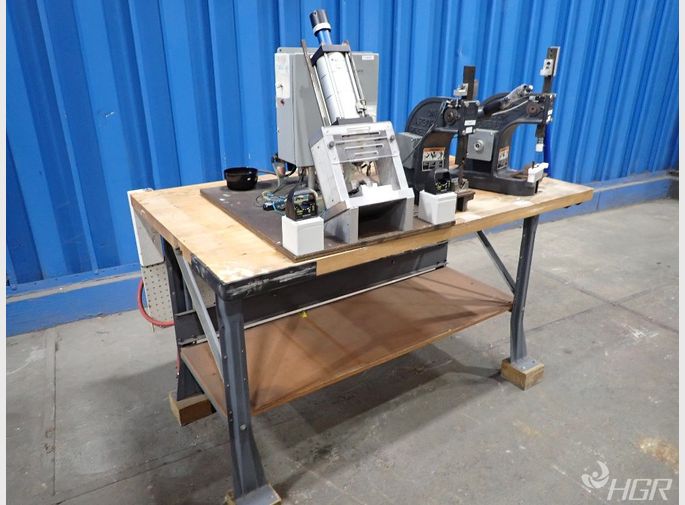  Work Bench With Arbor Presses