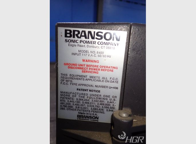 Branson Branson 8400 Ultrasonic Welder