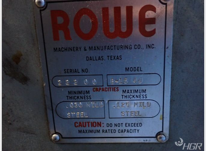 Rowe Rowe B154j Coil Cradlestraightener