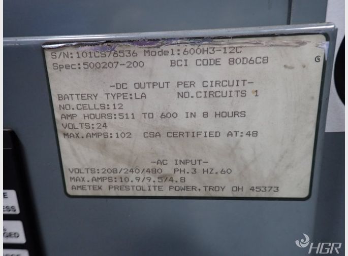 Ametek Battery Charger