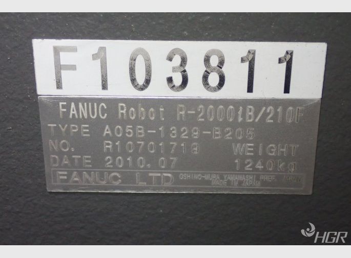 Fanuc Fanuc R2000ib 210f Robot W Controller