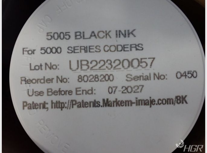 Markem Imaje 5005 Black Ink