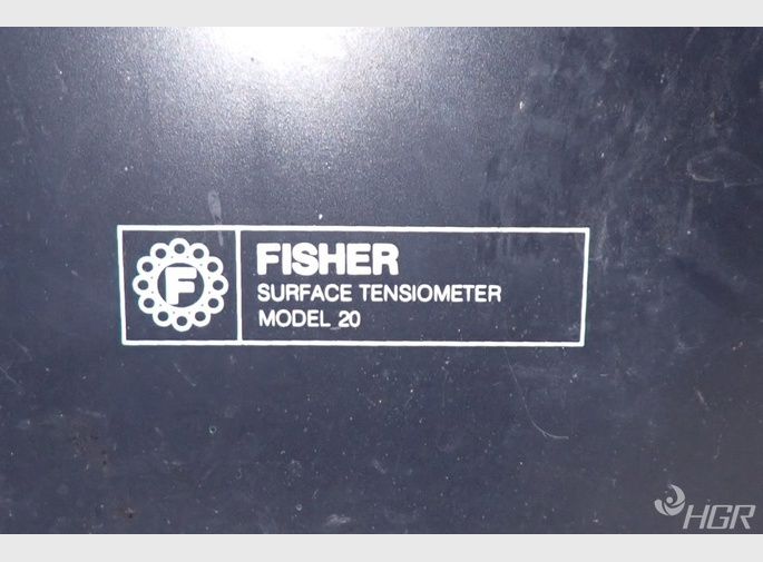 Used Fisher Surface Tensiometer HGR Industrial Surplus