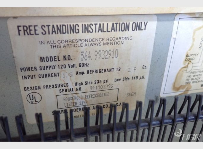 Kenmore Refrigerator