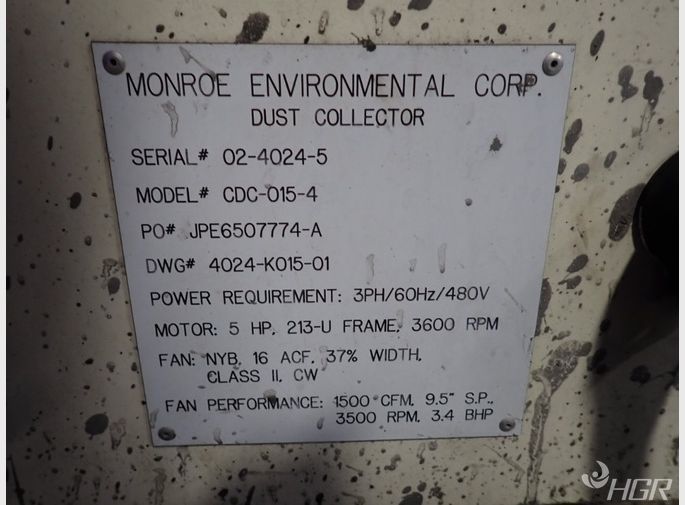 Monroe Monroe Cdc0154 Dust Collector