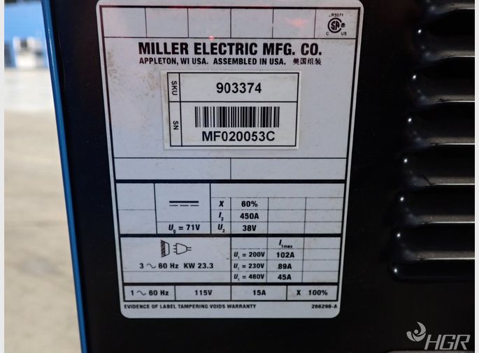 Miller Welder Power Source