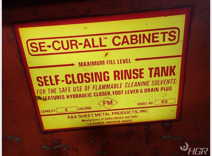 Aa  Self Closing Rinse Tank