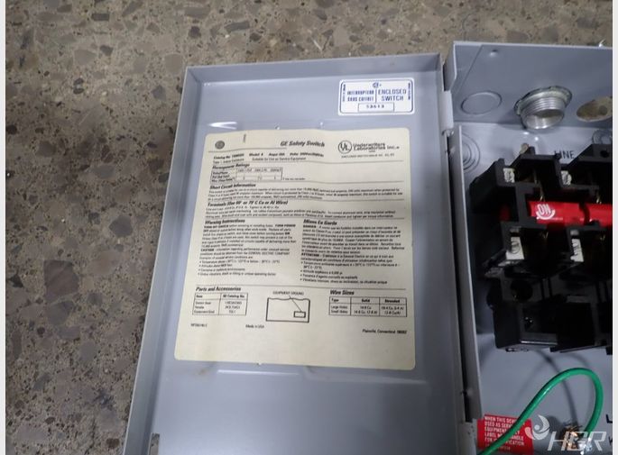 General Electric Nonfusable Disconnect