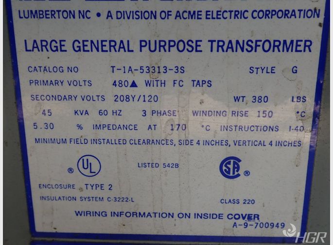 Acme Transformer Transformer