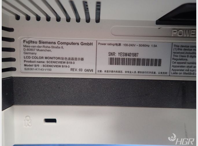 Siemensfujitsu Monitor