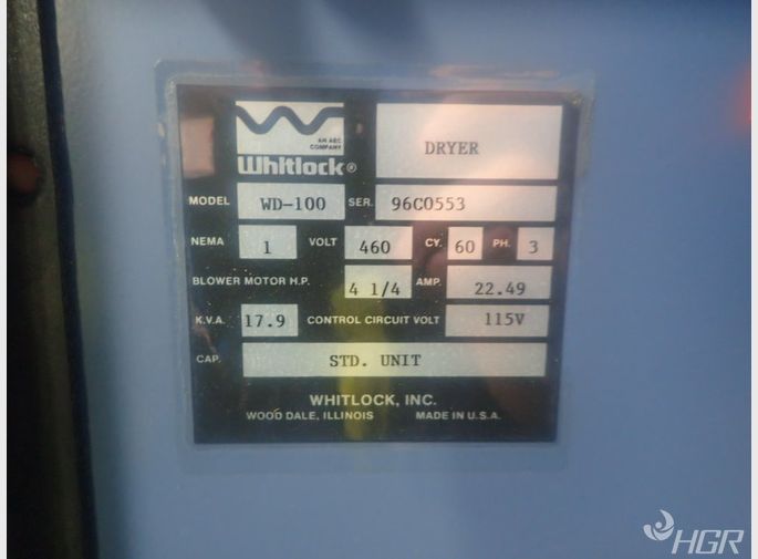 Aec Whitlock Hopper Dryer