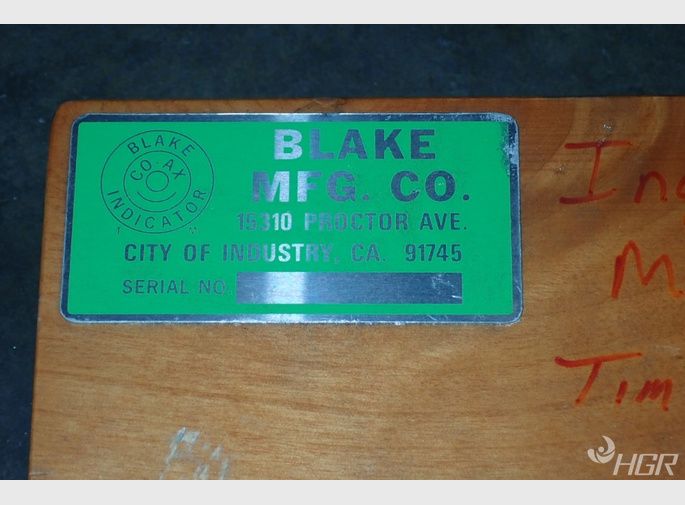 Blake Coaxial Indicator