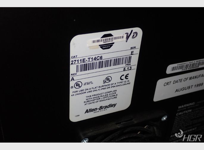 Allen Bradley Touchscreen Operator Panel