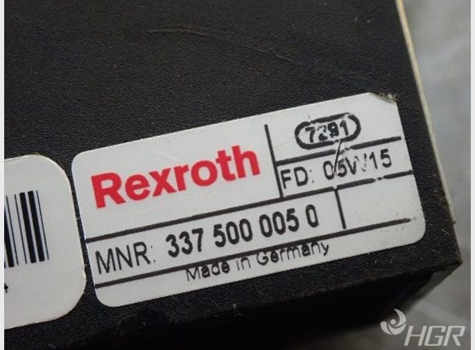 Rexroth Rexroth 337 500 005 0 Valve Driver Module