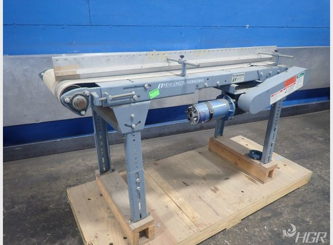 New London Engineering Powered Belt Conveyor