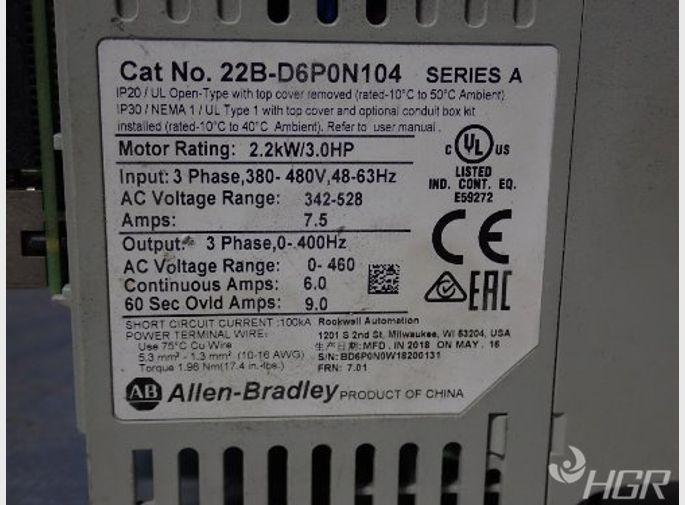 Allen Bradley Controller