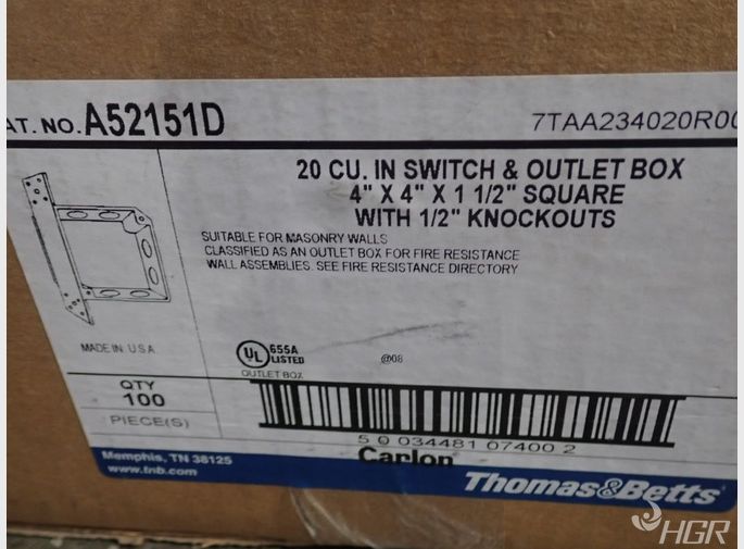 Carlon Outlet Boxes