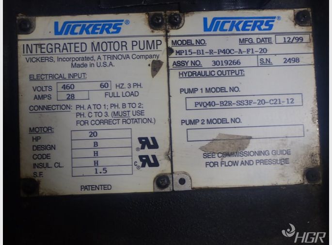 Vickers Motor Pump