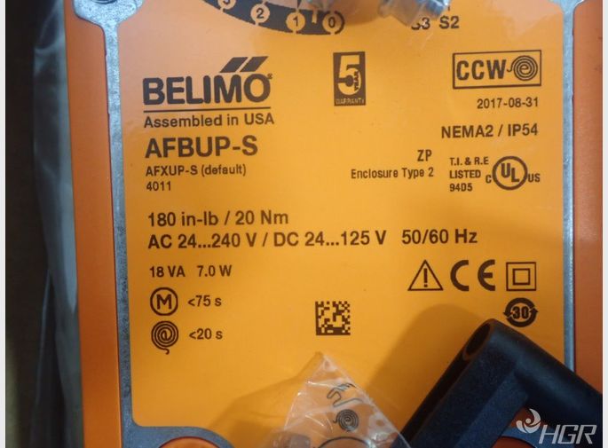 Belimo Spring Return Actuator