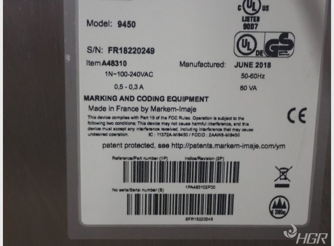 Markemimaje Markemimaje 9450 Inkjet Printer