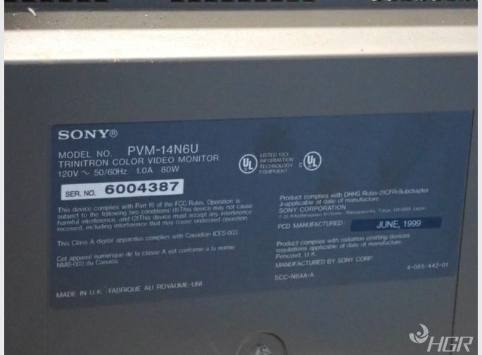 Sony  Trinitron Color Video Monitor