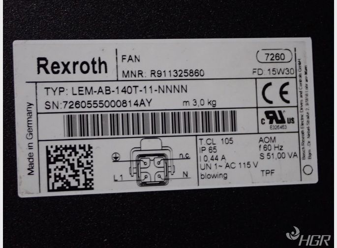 Rexroth Motor Fan Unit