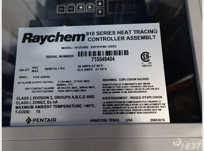 Raychem  Heat Tracing Controller Assembly 