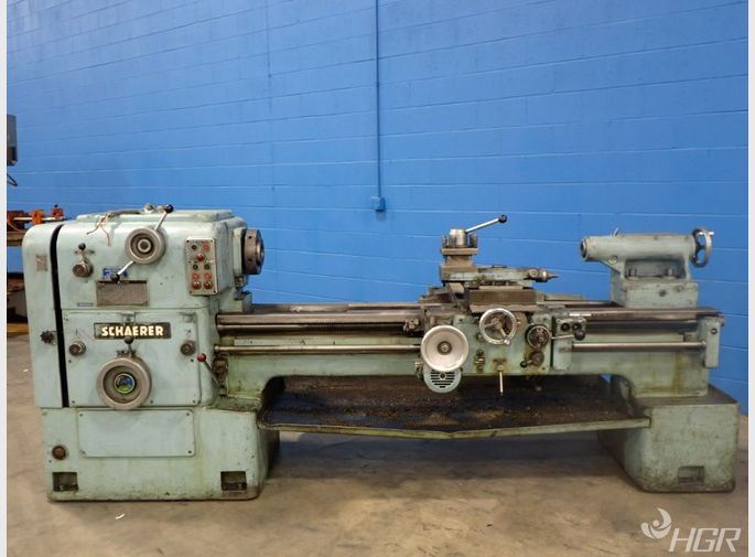 Schaerer Lathe Wsteadyrest  2 Chucks