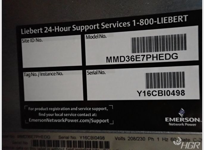 Liebert Air Conditioning Unit