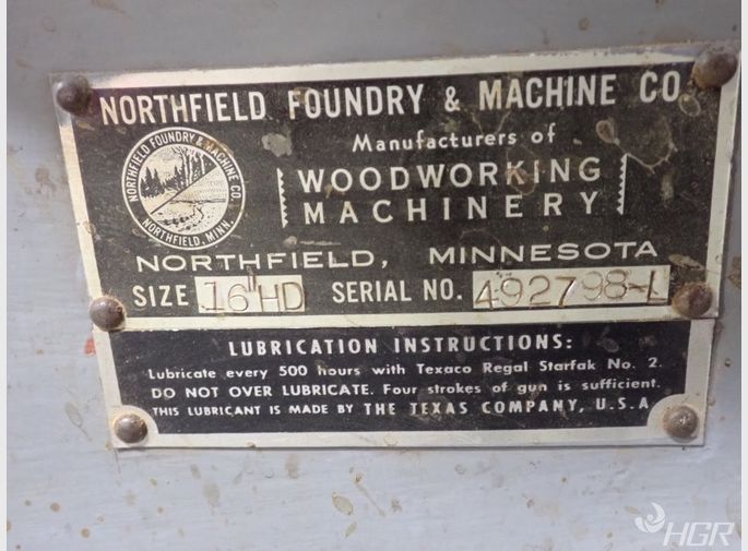 Northfield 16 Jointer