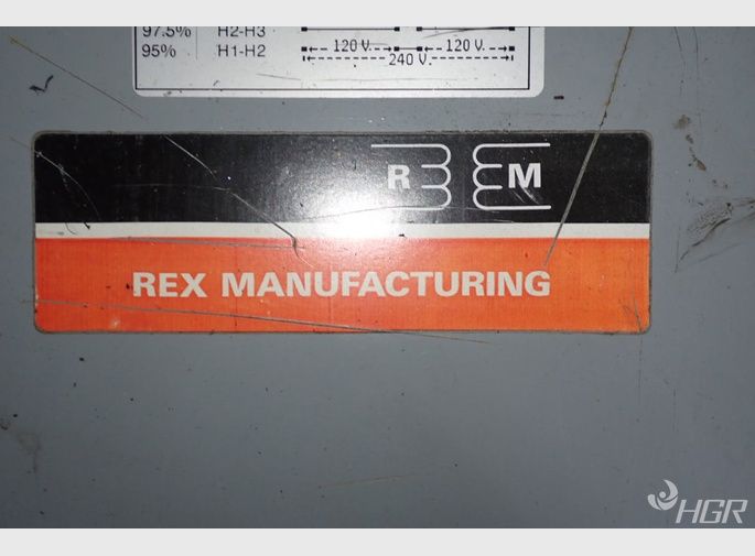Rex Manufacturing Transformer