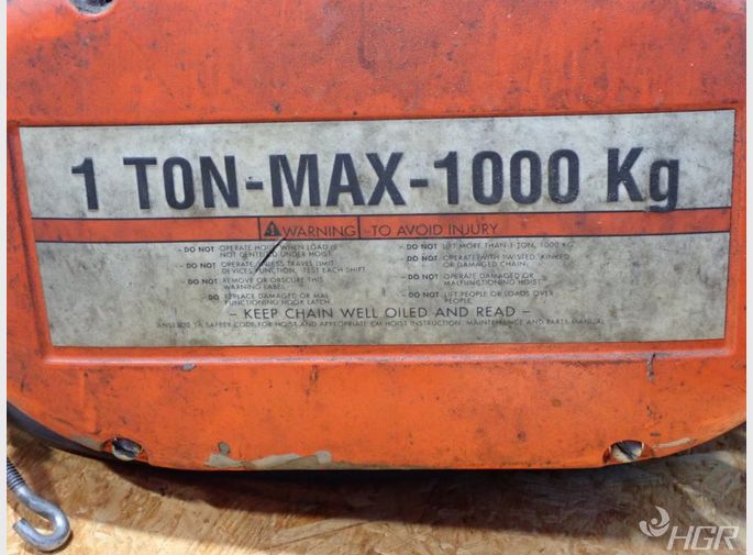 Columbus Mckinnon Electric Chain Hoist