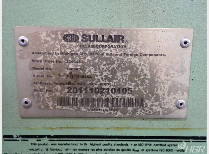 Sullair Air Compressor
