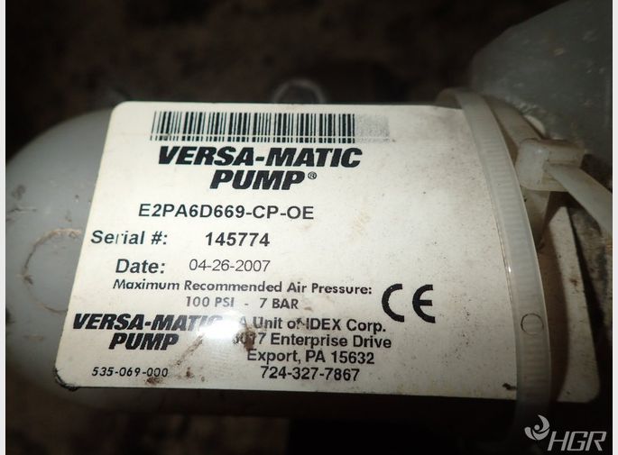 Versa  Matic  Plastic Diaphragm Pump