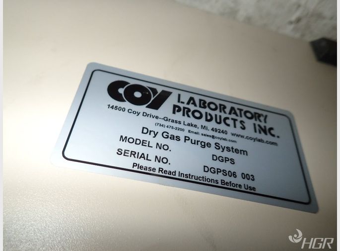 Coy Labratory Products  Dry Gas Purge System 
