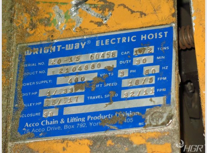 Wright Way Electric Hoist