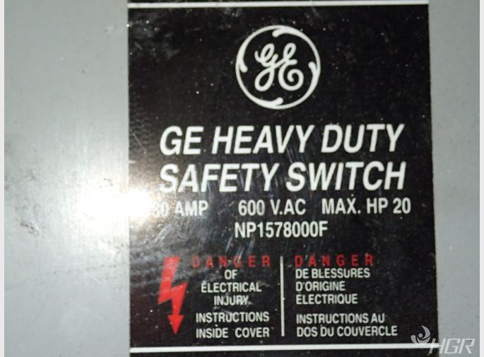 General Electric Safety Switch