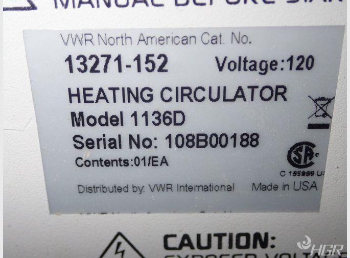 Vwr  Digital Tempreature Control