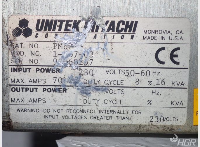 Unitek Equipment Ac Welding Control